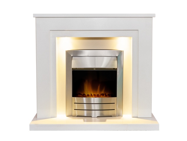 acantha-dallas-white-marble-fireplace-with-downlights-colorado-electric-fire-in-brushed-steel-42-inch
