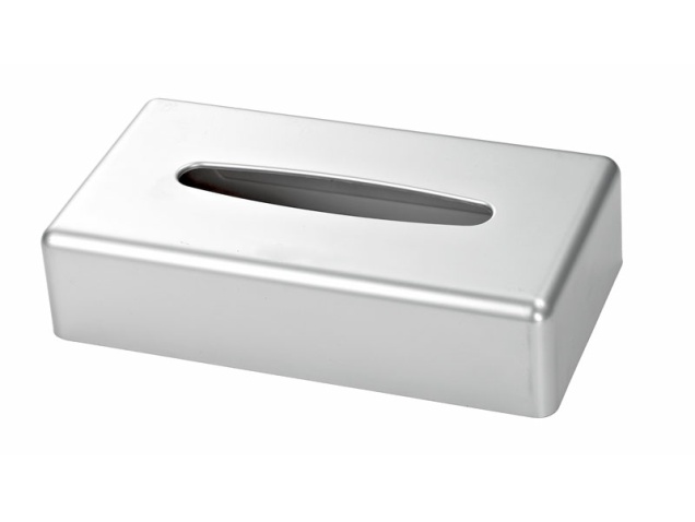 chrome tissue box holder