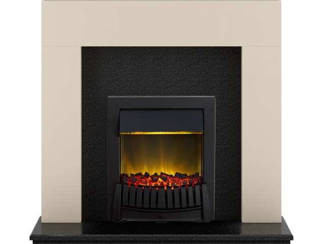 adam-miami-fireplace-suite-in-cream-and-granite-with-elise-black-electric-fire-48-inch