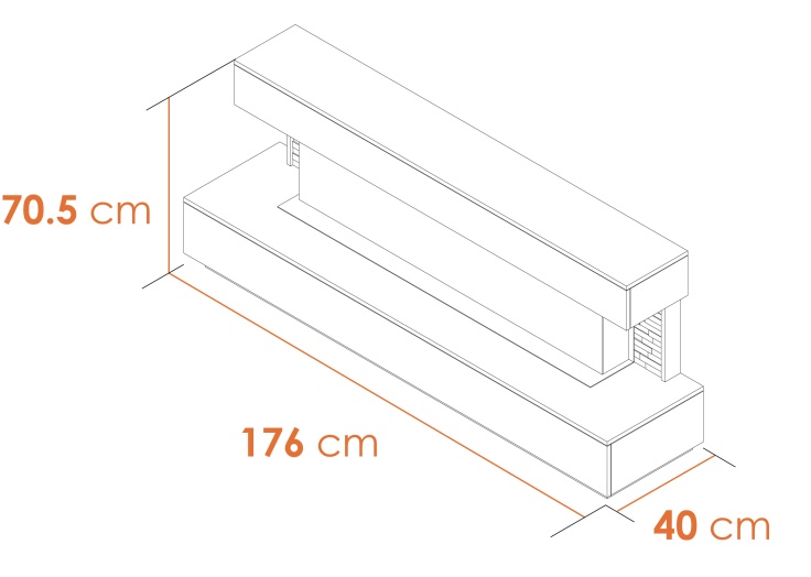 Acantha Aspen White Marble & Slate Fireplace Suite with Downlights