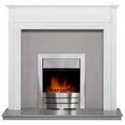 adam-honley-fireplace-in-pure-white-grey-with-downlights-colorado-electric-fire-in-brushed-steel-48-inch