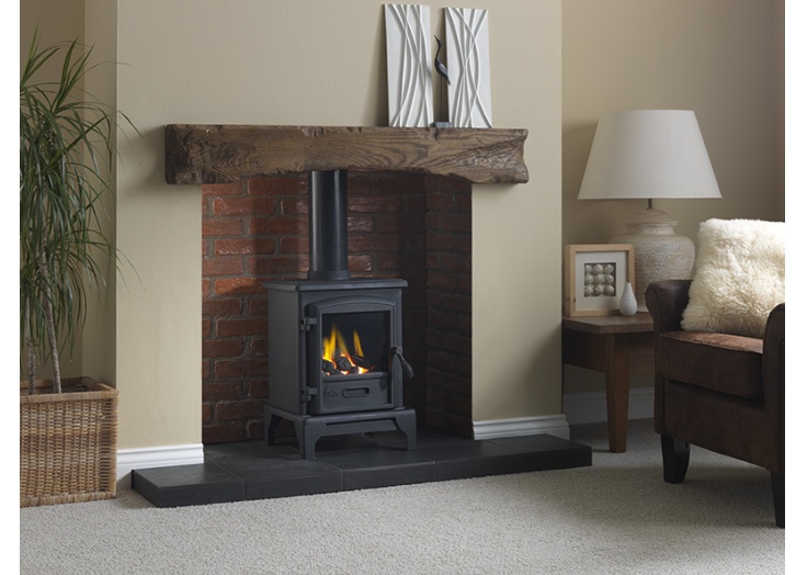 Valor Brunswick Multi Fuel Stove in Black | Fireplace World