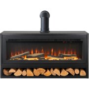 acantha-vision-electric-media-stove-with-log-store-stove-pipe-in-black