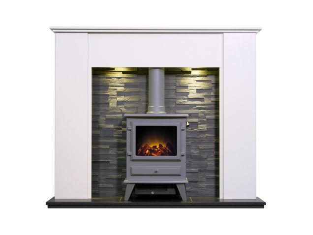 acantha-montara-white-marble-fireplace-with-downlights-hudson-electric-stove-in-grey-54-inch