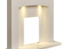 acantha-tuscon-sahara-beige-marble-fireplace-with-downlights-48-inch