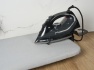 corby-sutton-table-top-ironing-centre-in-light-grey-with-sherwood-2000w-steam-iron-uk-plug
