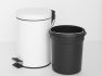 cestino-a-pedale-(croft-bin003)-in-bianco-3l