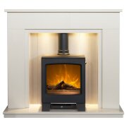 acantha-larissa-white-grey-marble-stove-fireplace-with-downlights-lunar-electric-stove-in-charcoal-grey-48-inch