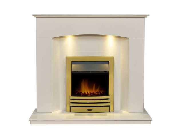 acantha-tuscon-sahara-beige-marble-fireplace-with-downlights-eclipse-electric-fire-in-brass-48-inch