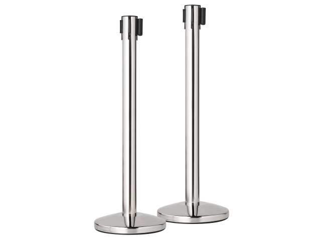 colonnine-segnapercorso-corby-acciaio-lucido-nero-set-da-2-pezzi