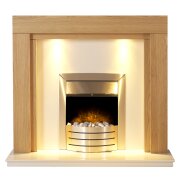 adam-fenwick-in-oak-white-marble-with-downlights-comet-electric-fire-in-brushed-steel-48-inch