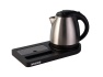compact-welcome-tray-(buckingham-wt0005)-in-black-with-1l-kettle-(buckingham-ktl0003)-in-polished-steel-uk-plug