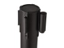 bremmer-barriere-de-file-d-attente-acier-poli-noir-set-de-2