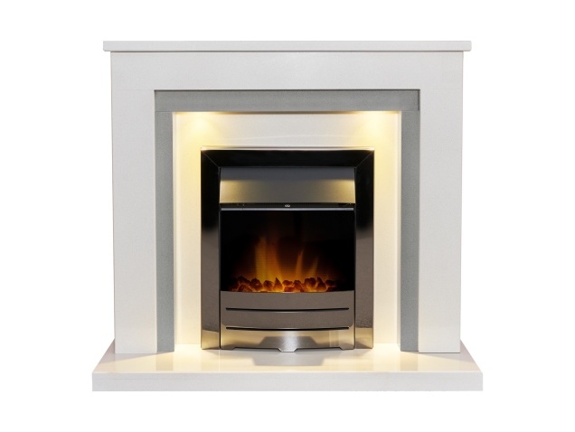 acantha-dallas-white-grey-marble-fireplace-with-downlights-colorado-electric-fire-in-black-nickel-42-inch