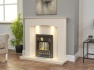 acantha-tuscon-sahara-beige-marble-fireplace-with-downlights-helios-electric-fire-in-brushed-steel-48-inch