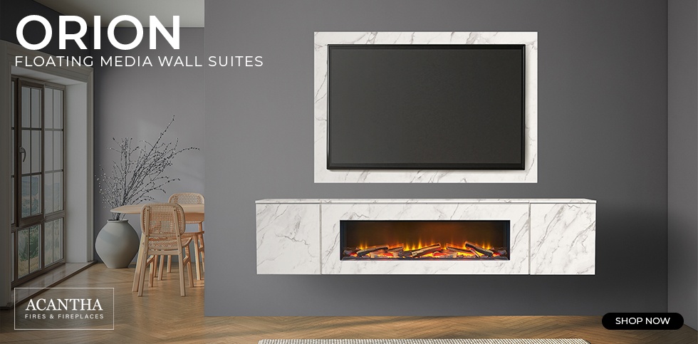 Acantha Orion Electric Floating Media Wall Suite