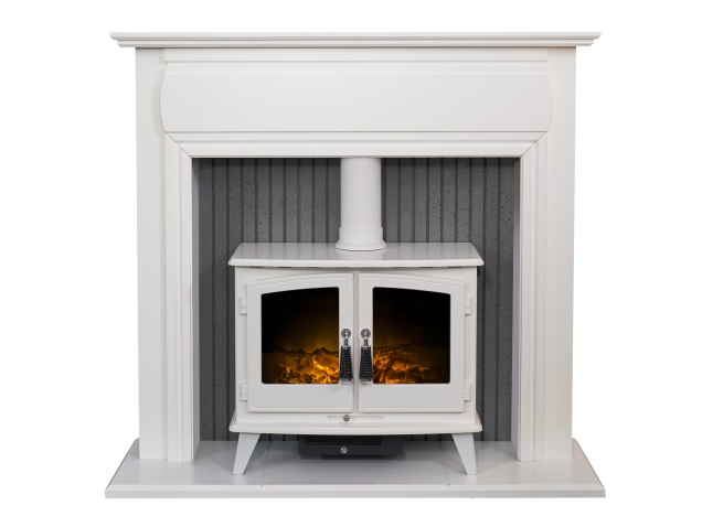 adam-florence-stove-suite-in-pure-white-with-woodhouse-electric-stove-in-white-48-inch