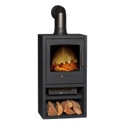 adam-bergen-xl-electric-stove-in-charcoal-grey-with-angled-stove-pipe-in-black