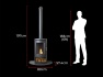 oko-s5-bio-ethanol-cylinder-stove-with-extra-tall-angled-metal-stove-pipe-truncated-hearth