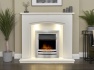 acantha-granada-white-marble-fireplace-with-downlights-vela-electric-fire-in-brushed-steel-48-inch